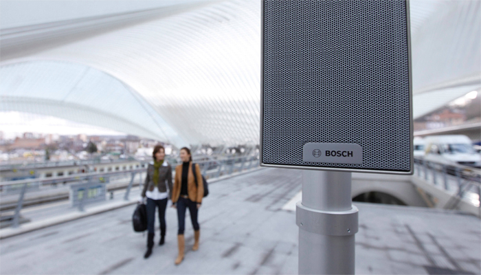 اسپیکرهای ستونی بوش  یا پارکی سیستم صوتی پیجینگ بوش 